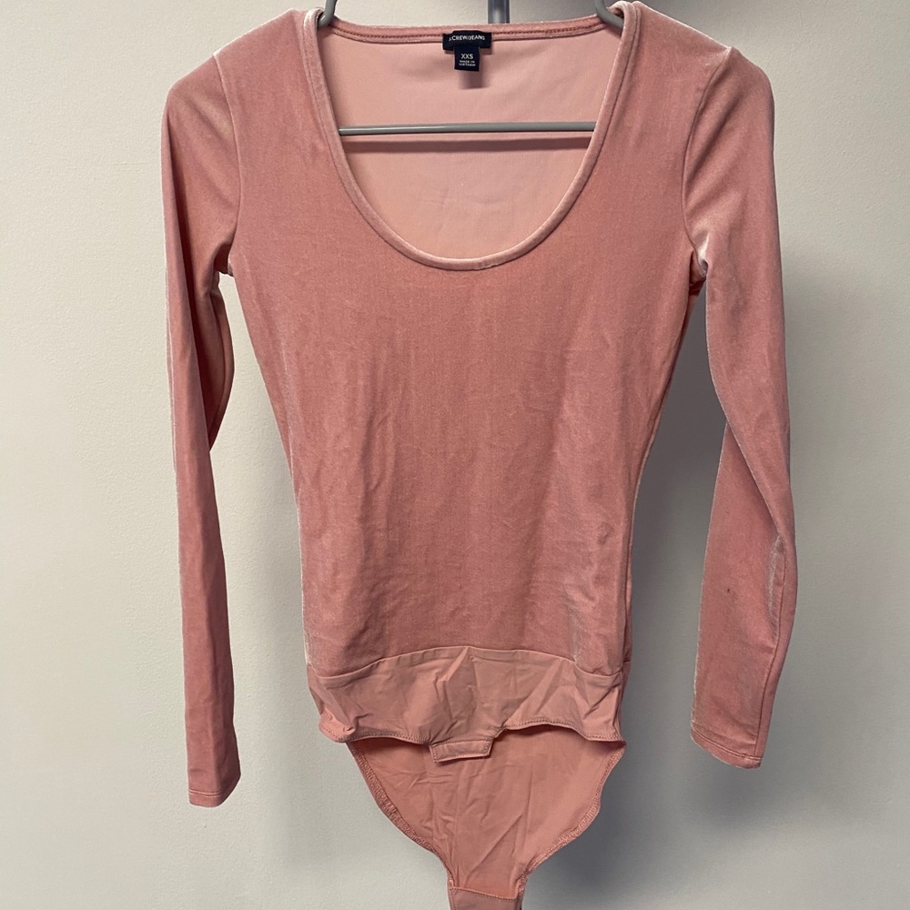 J Crew Velvet bodysuit